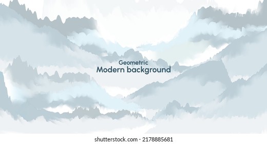 Landscape of dramatic night sky cosmos with mountain in water color paint style