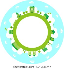 Landscape of the green city