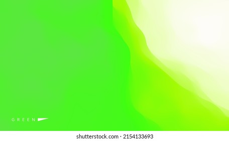 Landscape with green mountains. Mountainous terrain. Abstract nature background. Vector illustration. Design for banner, flyer, poster, cover or brochure.