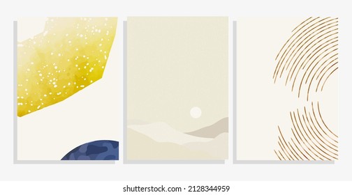 Landschaft mit Hügeln und Formen, Vektorhintergrund