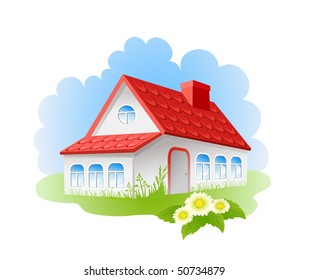 Landscape with house
