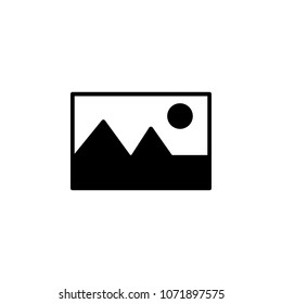 landscape icon. Element of minimalistic icon for mobile concept and web apps. Signs and symbols collection icon for websites, web design, mobile app on white background