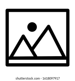 landscape icon isolated sign symbol vector illustration - high quality black style vector icons
