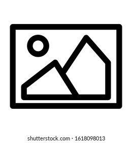 landscape icon isolated sign symbol vector illustration - high quality black style vector icons

