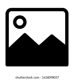 landscape icon isolated sign symbol vector illustration - high quality black style vector icons
