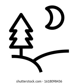 landscape icon isolated sign symbol vector illustration - high quality black style vector icons
