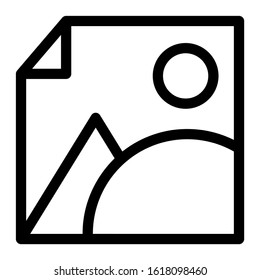 landscape icon isolated sign symbol vector illustration - high quality black style vector icons
