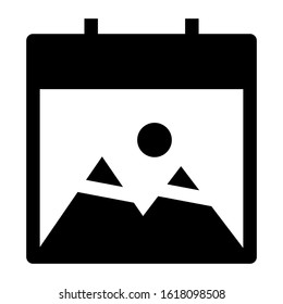 landscape icon isolated sign symbol vector illustration - high quality black style vector icons
