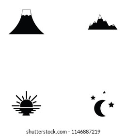 landscape icon set