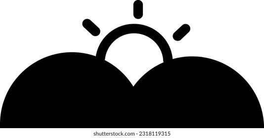 Landscape Icon: A visual depiction of a natural or scenic landscape