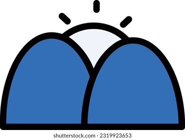Landscape Icon: A visual depiction of a natural or scenic landscape