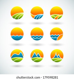 Landscape icons