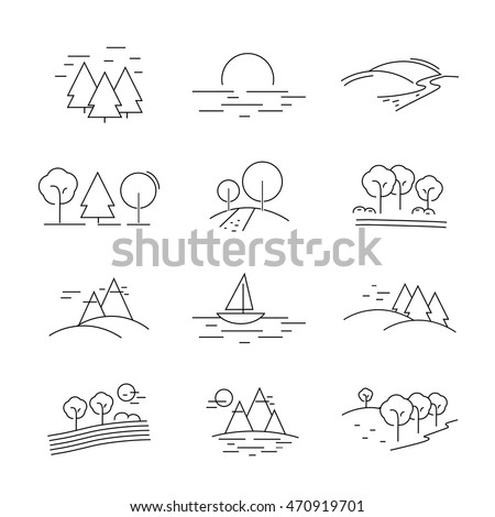 Similar – Image, Stock Photo Avenue of fir trees clear sky 3d render