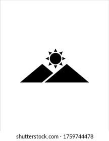 landscape icon,vector best flat icon.