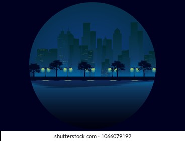 landscape illustration background