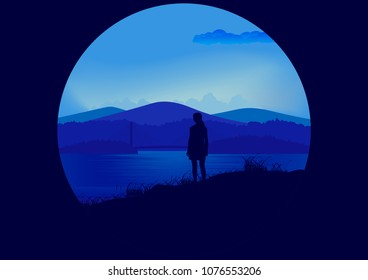 Landscape Illustration view