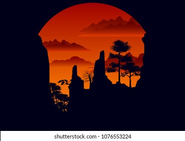Landscape Illustration view
