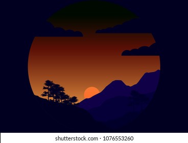 Landscape Illustration view