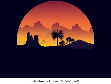 Landscape Illustration view