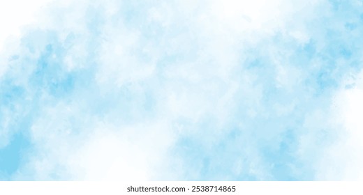 Landscape image.Blue sky and white clouds floated in the sky
