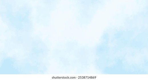 Landscape image.Blue sky and white clouds floated in the sky