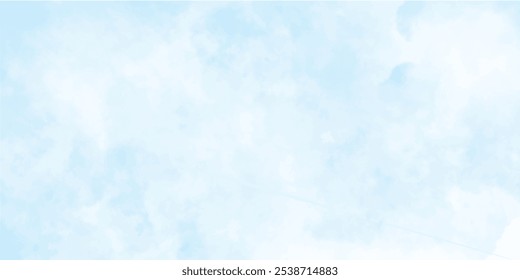 Landscape image.Blue sky and white clouds floated in the sky