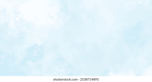 Landscape image.Blue sky and white clouds floated in the sky