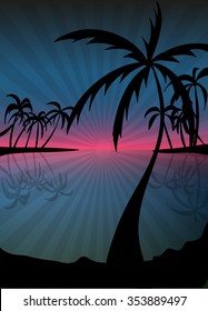 Landscape island paradise