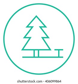 Landscape line icon.
