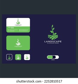 plantilla gráfica de diseño de logotipo de entorno
