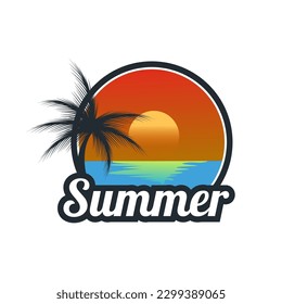 landscape logo design isolated white background. landscape simple Logo symbol vector illustration