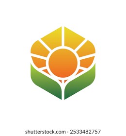 Plantilla de Vector de diseño de logotipo de paisaje