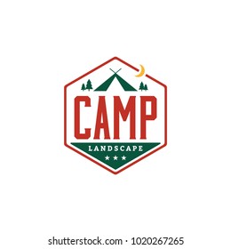 Landscape logo vector