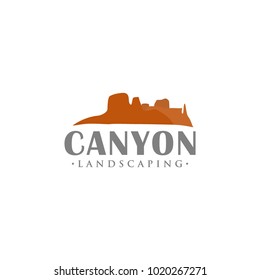 Landscape logo vector