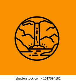 Landscape Logo Vector Graphic Download Template Modern