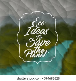 landscape low poly design 
