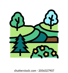 landscape maintenance services color icon vector. landscape maintenance services sign. isolated symbol illustration