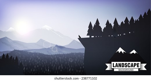 landscape mountain background