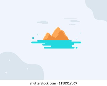Landscape, Mountain, Illustration, Vector, Background