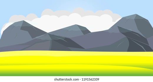 landscape mountain sky