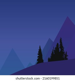  paisaje con ilustración montañosa diseño creativo bello diseño de fondo de fondo de fondo de fondo