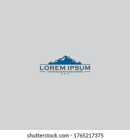 Landscape Mountan Logo Design Vector