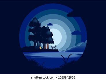 landscape nature Illustration  
