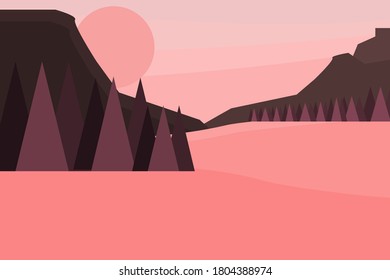 Landscape nature monochorme backgrounds concept