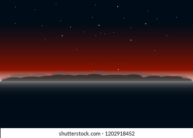 landscape nature night