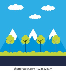 landscape nature trees
