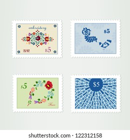 Landscape Ornamental stamps