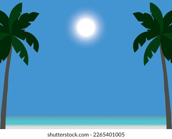 Palmenlandschaft tagsüber
