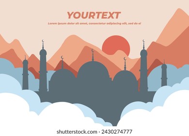 Landscape pattern background for your design needed