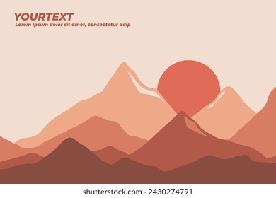 Landscape pattern background for your design needed